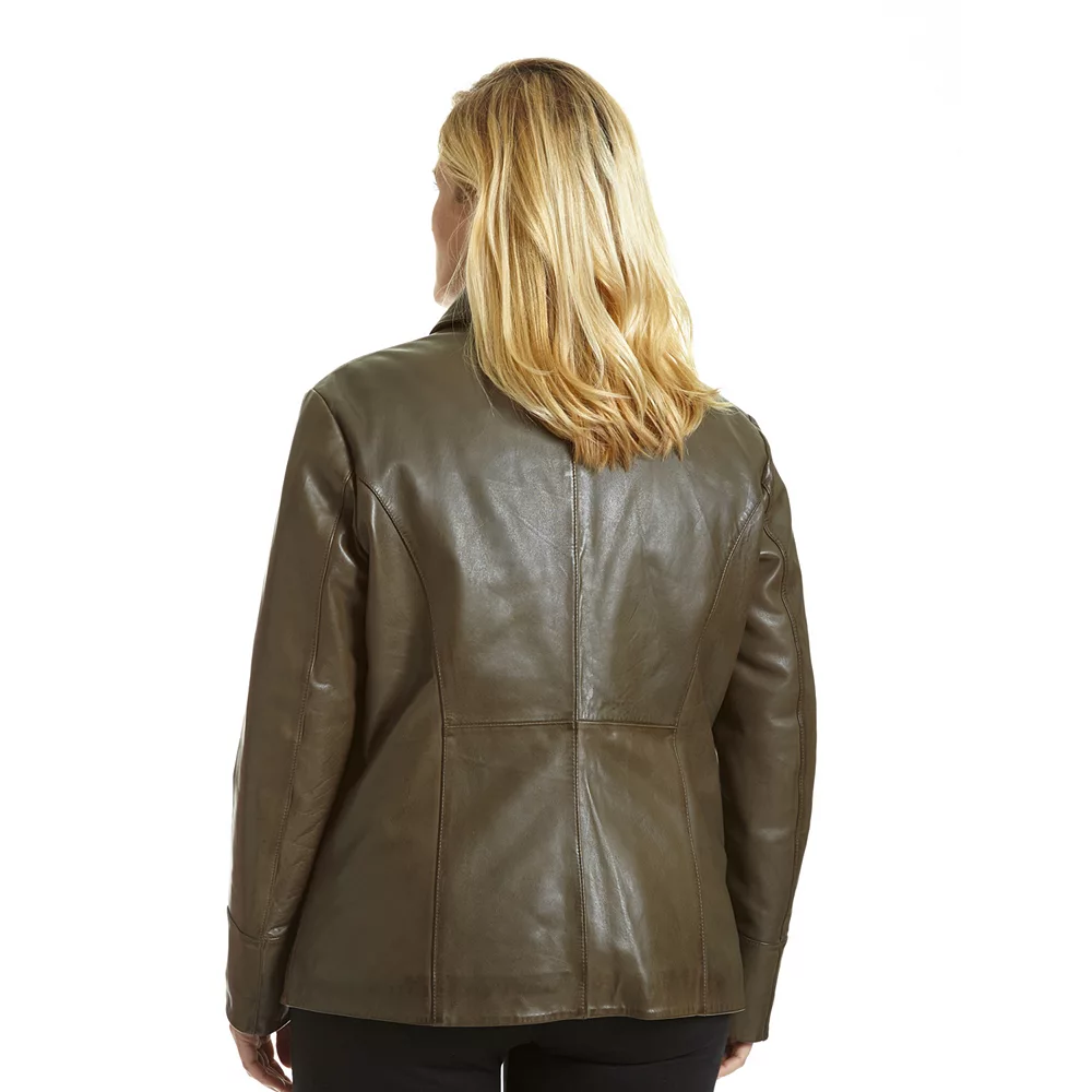 Plus Size Excelled Leather Scuba Jacket 8 Plus Size Excelled Leather Scuba Jacket - Image 6