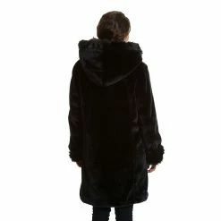 Plus Size Excelled Hooded Faux-Fur Jacket -Tennessee Titans Gear shop 2266523 ALT3