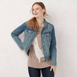Women's LC Lauren Conrad Jean Jacket 11 Women's LC Lauren Conrad Jean Jacket -Tennessee Titans Gear shop 3421975 Light Vintage Wash
