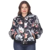 Women's White Floral Bomber Jacket 1 Women's White Floral Bomber Jacket -Tennessee Titans Gear shop 3700296 Black