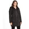 Women's Weathercast Hooded Heavyweight Faux Shearling Walker Jacket 2 Women's Weathercast Hooded Heavyweight Faux Shearling Walker Jacket -Tennessee Titans Gear shop 3787113 Black