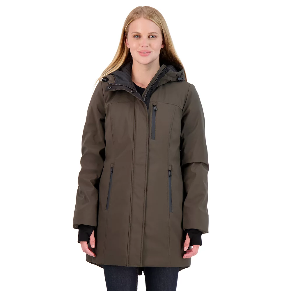 Women's Sebby Collection Hooded Heavyweight Jacket 6 Women's Sebby Collection Hooded Heavyweight Jacket - Image 4