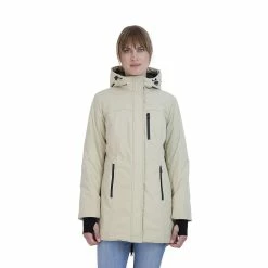 Women's Sebby Collection Hooded Heavyweight Jacket 17 Women's Sebby Collection Hooded Heavyweight Jacket -Tennessee Titans Gear shop 3788983 Sand