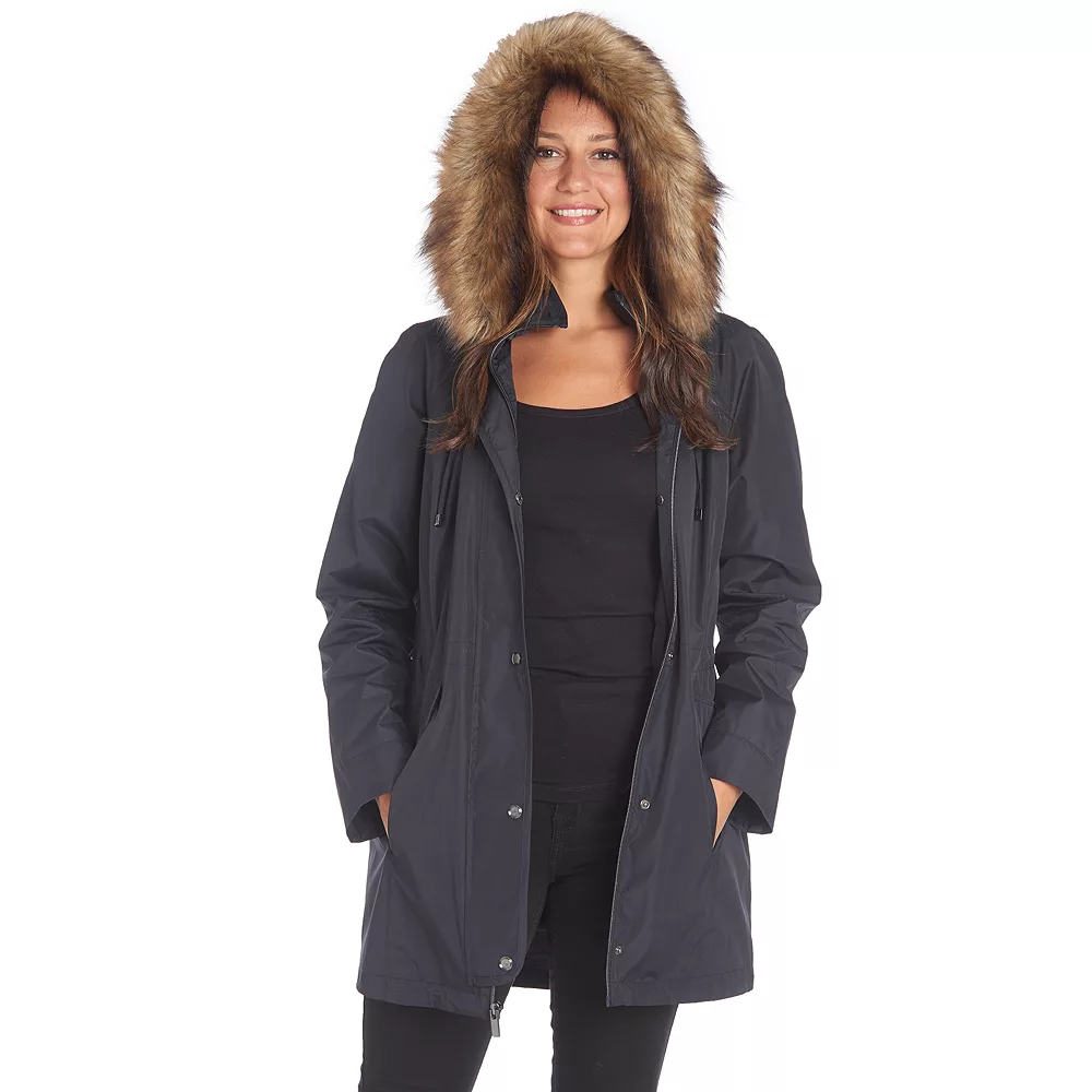 Women's Fleet Street Faux-Fur Hooded Midweight Anorak Jacket 7 Women's Fleet Street Faux-Fur Hooded Midweight Anorak Jacket - Image 5