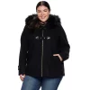 Plus Size Nine West Hooded Faux-Fur Trim Toggle Coat 1 Plus Size Nine West Hooded Faux-Fur Trim Toggle Coat -Tennessee Titans Gear shop 3803930 Black