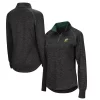 Women's Colosseum Heathered Black Oregon Ducks Bikram Quarter-Zip Pullover Jacket -Tennessee Titans Gear shop 4050937