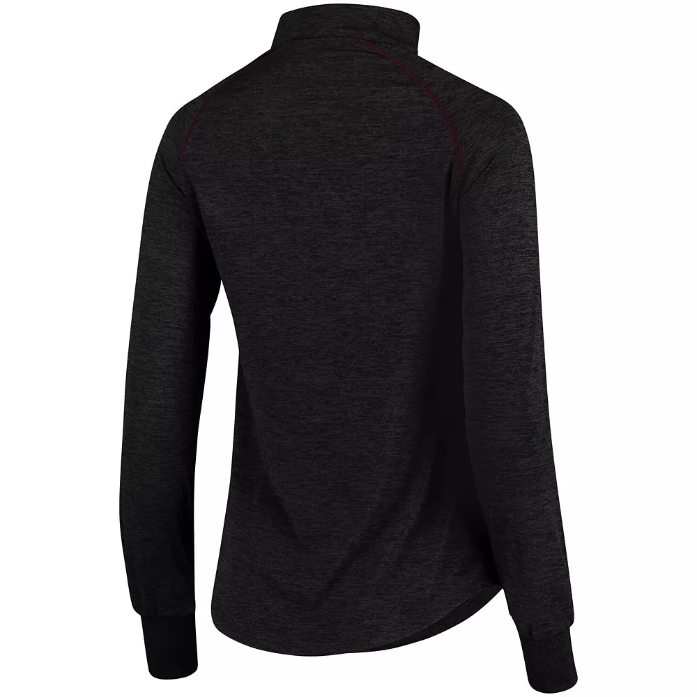 Women's Colosseum Black Virginia Tech Hokies Bikram 1/4 Zip Long Sleeve Jacket 6 Women's Colosseum Black Virginia Tech Hokies Bikram 1/4 Zip Long Sleeve Jacket - Image 4