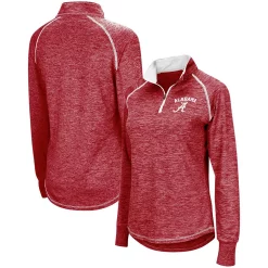 Women's Colosseum Crimson Alabama Crimson Tide Bikram Quarter-Zip Pullover Jacket 6 Women's Colosseum Crimson Alabama Crimson Tide Bikram Quarter-Zip Pullover Jacket -Tennessee Titans Gear shop 4061306 ALT