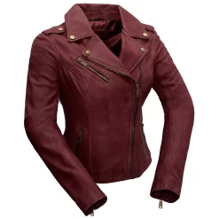 Women's Whet Blu Harper Asymmetrical Leather Jacket