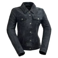 Women's Whet Blu Distressed Leather Jacket