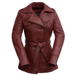 Alternative view of Women's Whet Blu Leather Trench Coat