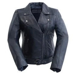 Alternative view of Women's Whet Blu Chloe Asymmetrical Leather Jacket