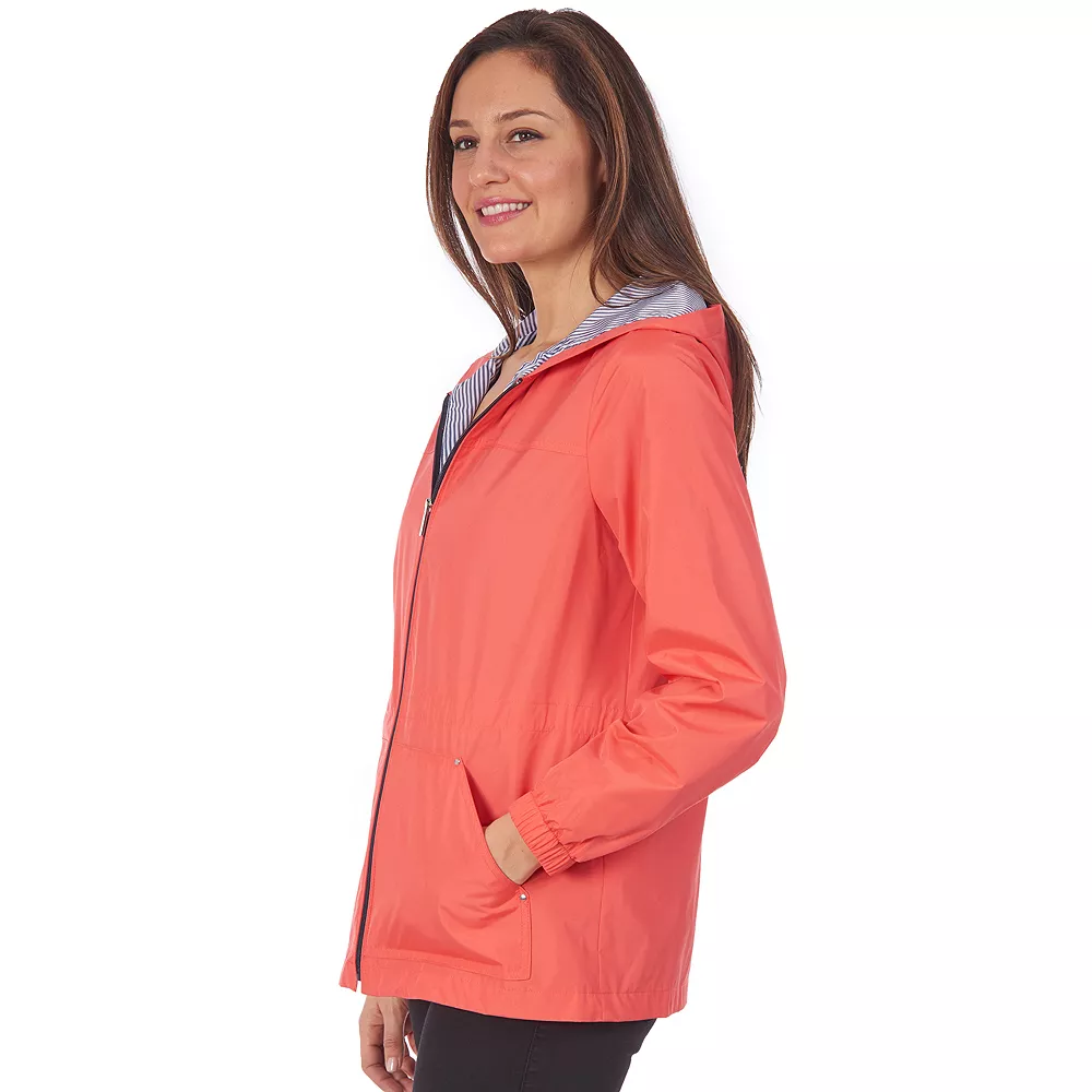 Women's Fleet Street Hooded Mesh Water-Resistant Jacket 6 Women's Fleet Street Hooded Mesh Water-Resistant Jacket - Image 4