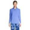 Women's Lands' End 1/4-Zip Fleece Pullover 1 Women's Lands' End 1/4-Zip Fleece Pullover -Tennessee Titans Gear shop 4426960 Chicory Blue