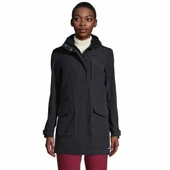 Petite Lands' End Classic Squall Hooded Raincoat