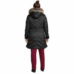 Plus Size Lands' End Faux-Fur Hood Insulated Plush Lined Winter Coat 18 Plus Size Lands' End Faux-Fur Hood Insulated Plush Lined Winter Coat -Tennessee Titans Gear shop 4525393 ALT