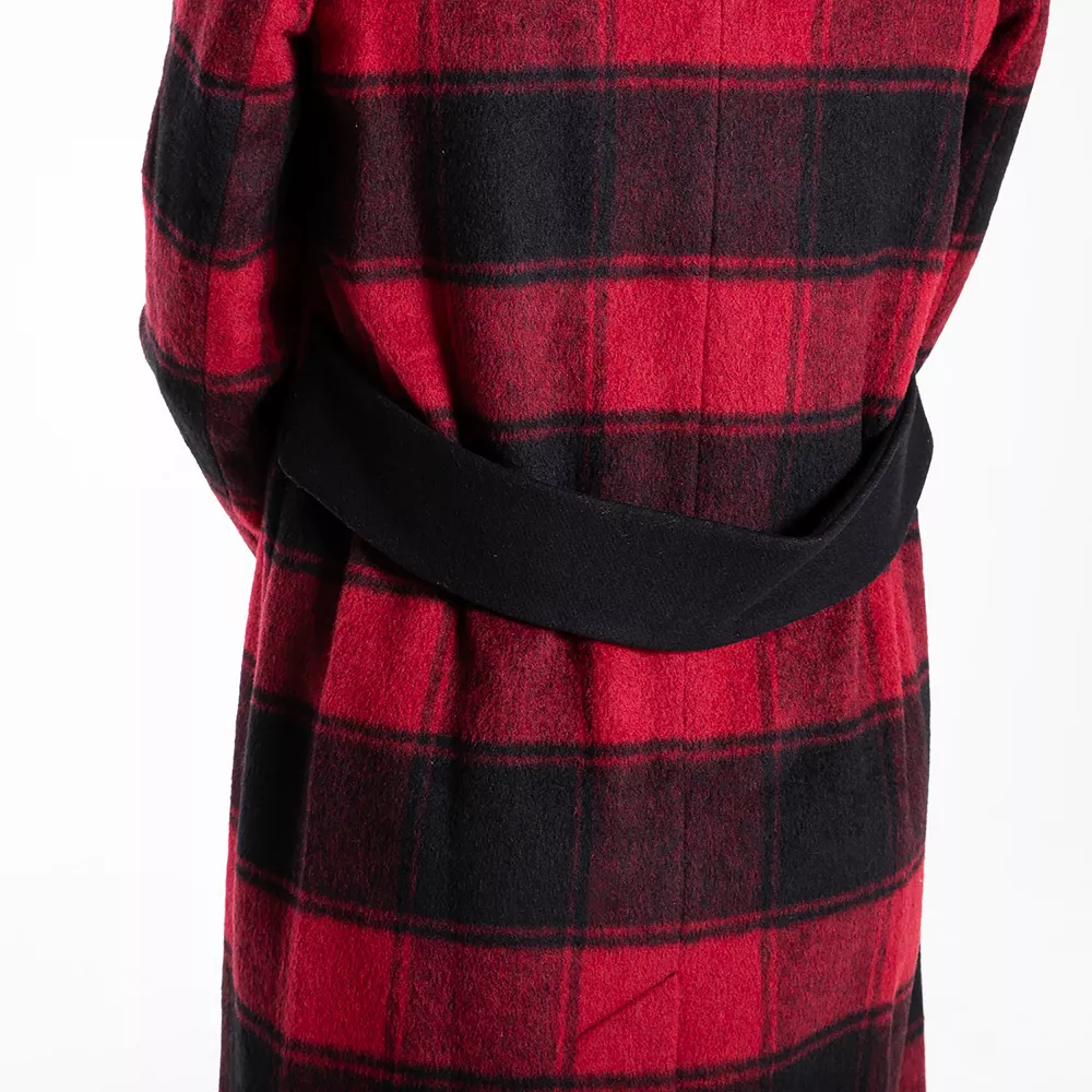 Women's Fleet Street Inner-Hoodie Wool-Blend Plaid Coat 8 Women's Fleet Street Inner-Hoodie Wool-Blend Plaid Coat - Image 6