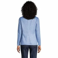 Petite Lands' End Sweater Fleece Blazer 11 Petite Lands' End Sweater Fleece Blazer -Tennessee Titans Gear shop 4570975 ALT