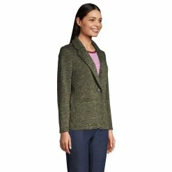Petite Lands' End Sweater Fleece Blazer 12 Petite Lands' End Sweater Fleece Blazer -Tennessee Titans Gear shop 4570975 ALT2
