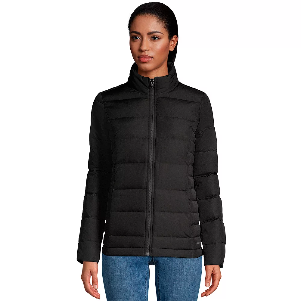Petite Lands' End Quilted Down Puffer Jacket 3 Petite Lands' End Quilted Down Puffer Jacket