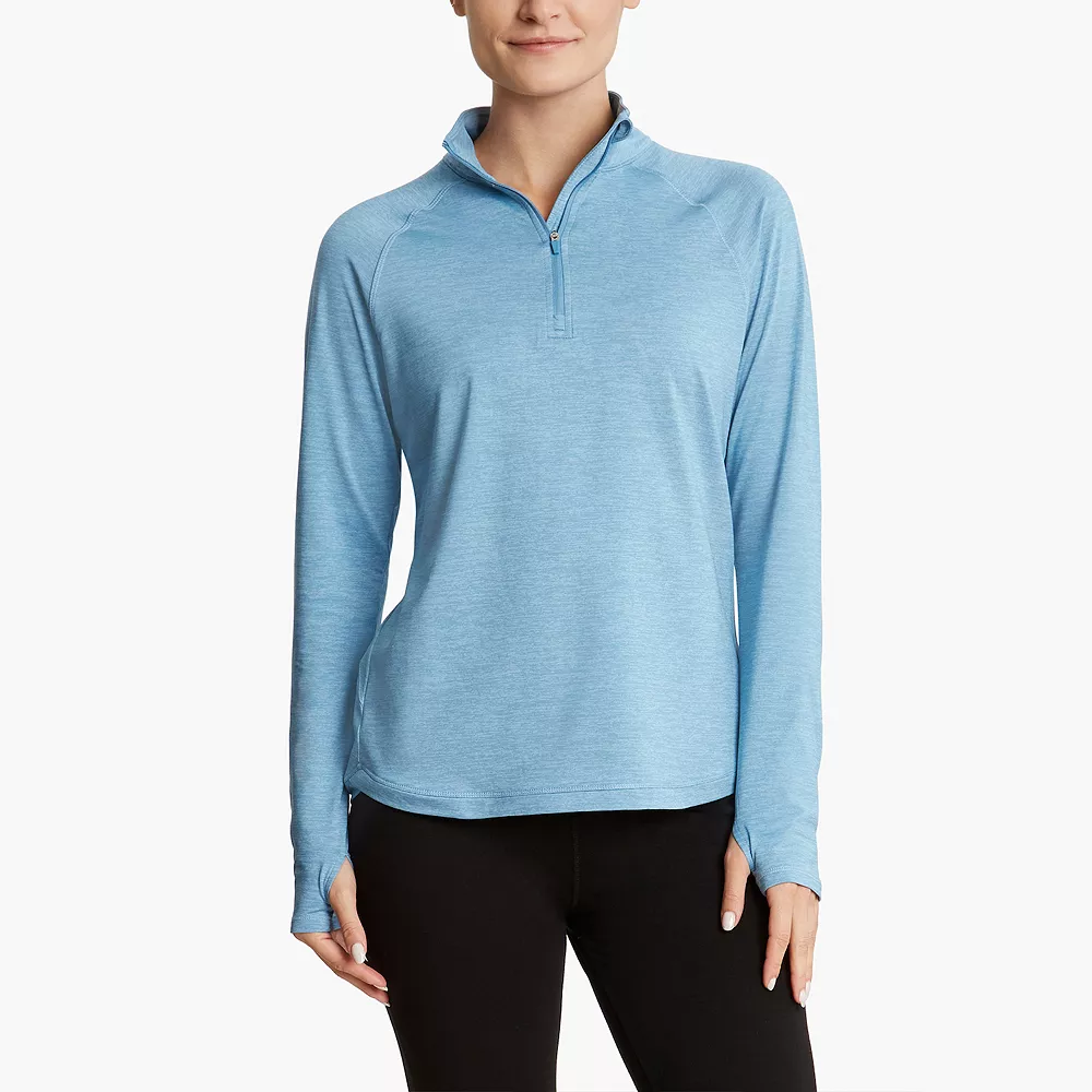 Women's Jockey Sport® Brushed Jersey Half-Zip Top 8 Women's Jockey Sport® Brushed Jersey Half-Zip Top - Image 6