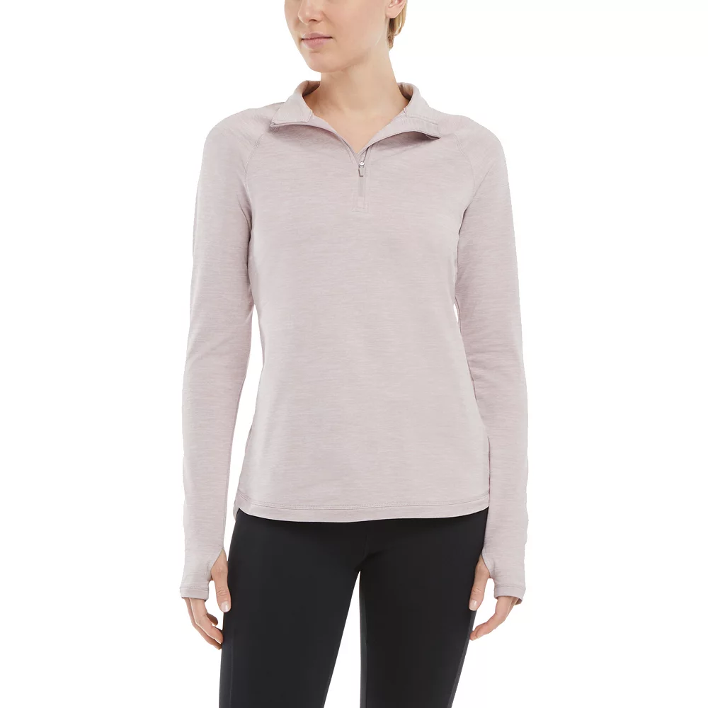 Women's Jockey Sport® Brushed Jersey Half-Zip Top 3 Women's Jockey Sport® Brushed Jersey Half-Zip Top