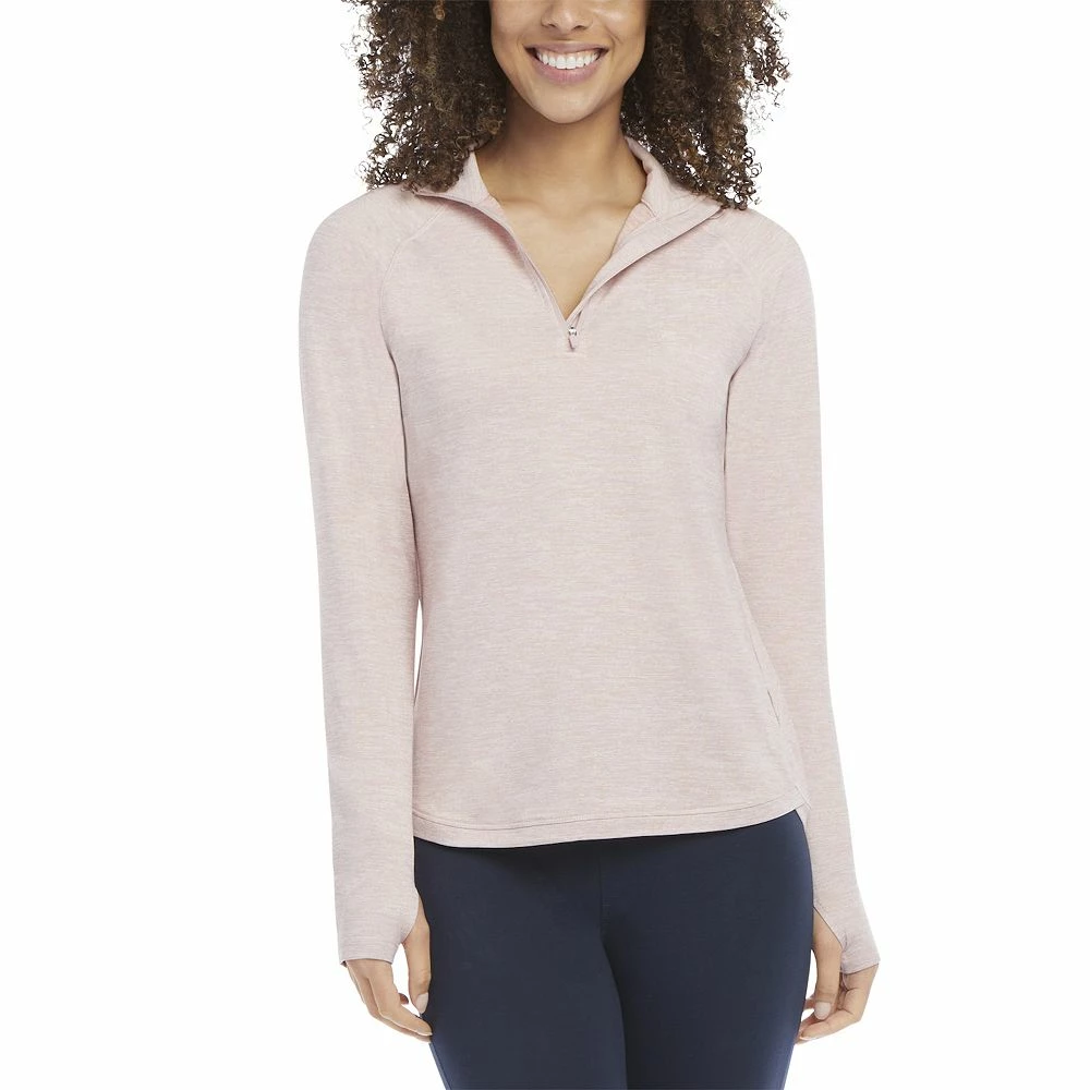 Women's Jockey Sport® Brushed Jersey Half-Zip Top 11 Women's Jockey Sport® Brushed Jersey Half-Zip Top - Image 9