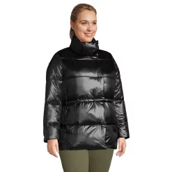 Plus Size Lands' End Quilted Wrap Down Jacket 9 Plus Size Lands' End Quilted Wrap Down Jacket -Tennessee Titans Gear shop 4657718 ALT2