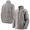 Women's Gray Houston Dynamo FC Sherpa Quarter-Zip Jacket