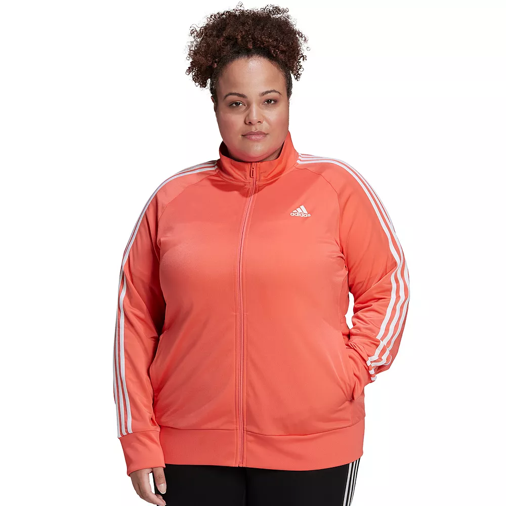 Plus Size adidas Essential Tricot Track Jacket 4 Plus Size adidas Essential Tricot Track Jacket - Image 2