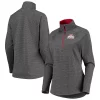 Women's Heathered Gray Ohio State Buckeyes Studio Half-Zip Jacket 2 Women's Heathered Gray Ohio State Buckeyes Studio Half-Zip Jacket -Tennessee Titans Gear shop 4955870