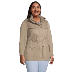 Plus Size Lands' End Hooded Cargo Jacket 14 Plus Size Lands' End Hooded Cargo Jacket -Tennessee Titans Gear shop 4970636 ALT2