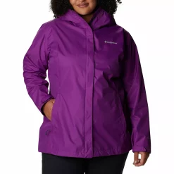 Plus Size Columbia Arcadia™ II Hooded Packable Jacket 20 Plus Size Columbia Arcadia™ II Hooded Packable Jacket -Tennessee Titans Gear shop 5001922 Plum
