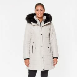 Women's d.e.t.a.i.l.s Faux-Fur Hood Parka 5 Women's d.e.t.a.i.l.s Faux-Fur Hood Parka -Tennessee Titans Gear shop 5072550 Chateaux Gray