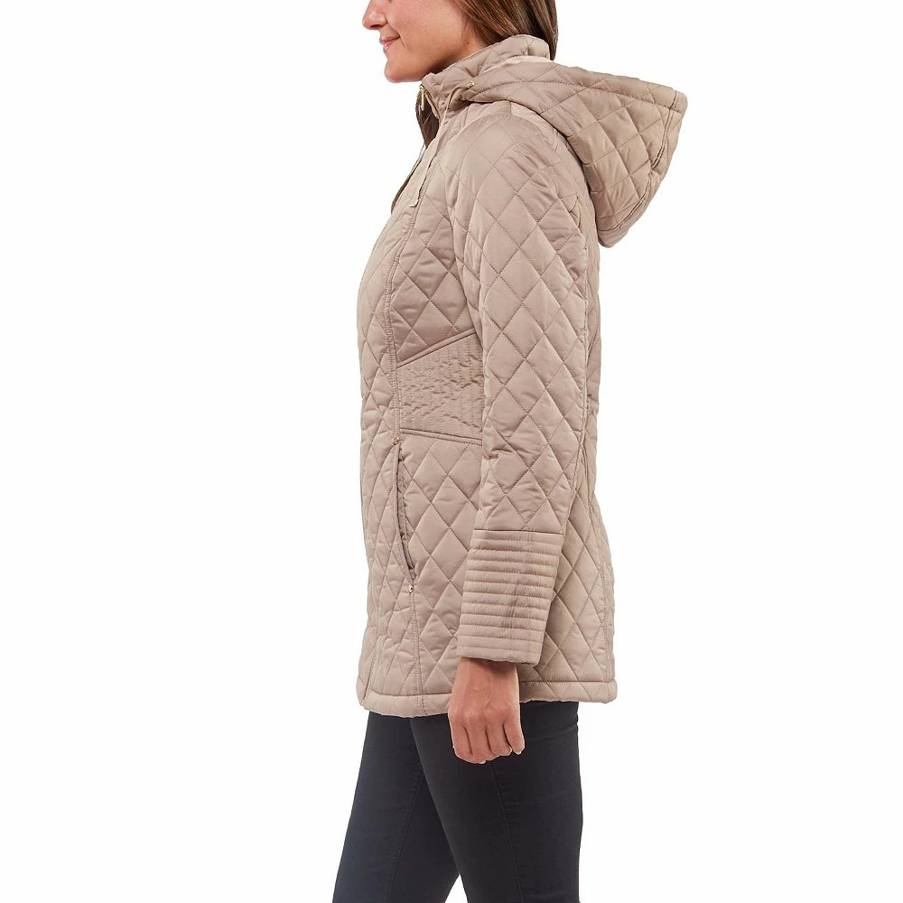 Women's d.e.t.a.i.l.s Hooded Quilted Jacket 7 Women's d.e.t.a.i.l.s Hooded Quilted Jacket - Image 5