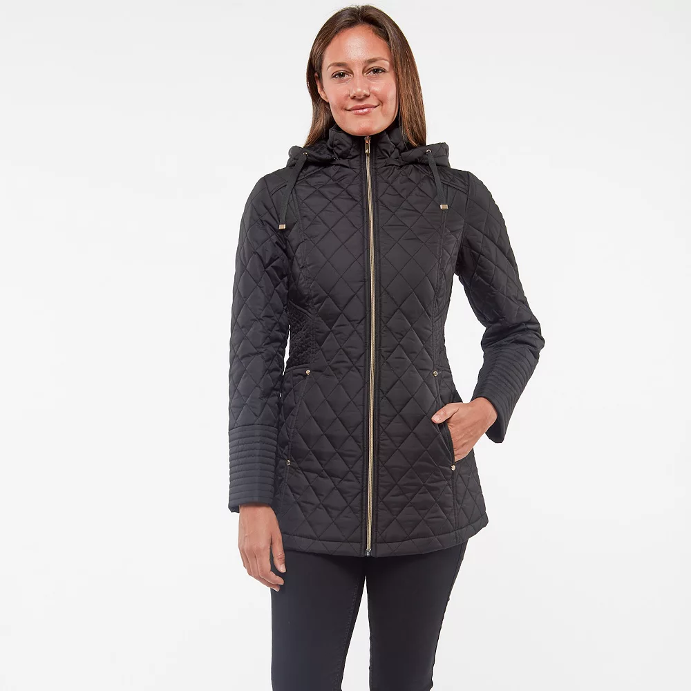 Women's d.e.t.a.i.l.s Hooded Quilted Jacket 3 Women's d.e.t.a.i.l.s Hooded Quilted Jacket