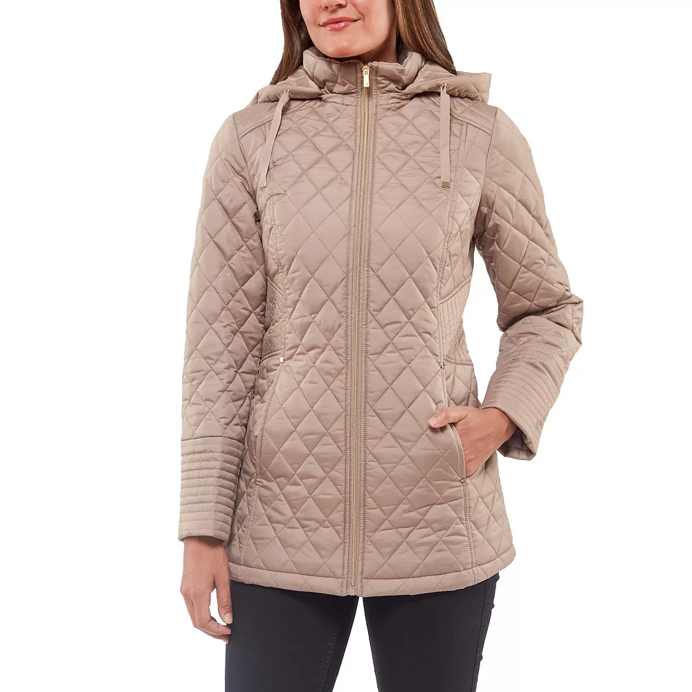 Women's d.e.t.a.i.l.s Hooded Quilted Jacket 5 Women's d.e.t.a.i.l.s Hooded Quilted Jacket - Image 3