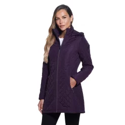 Women's Gallery Faux-Fur Hood Quilted Jacket 9 Women's Gallery Faux-Fur Hood Quilted Jacket -Tennessee Titans Gear shop 5119240 ALT2
