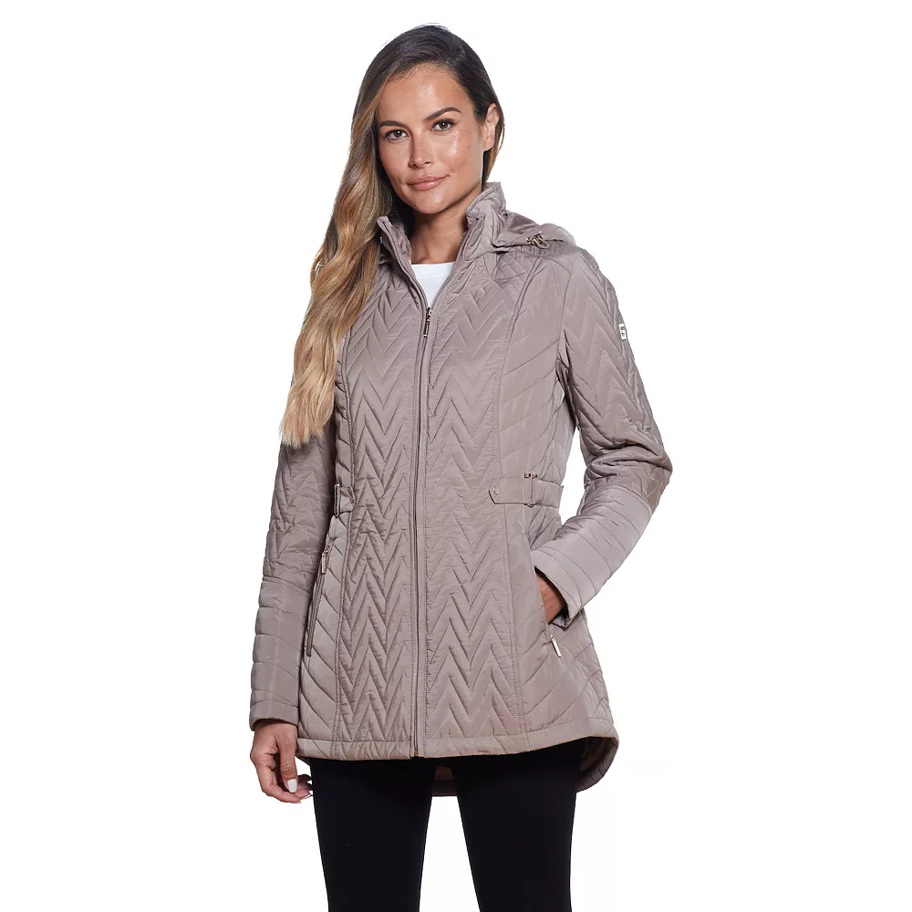 Women's Gallery Hooded Quilted Jacket 3 Women's Gallery Hooded Quilted Jacket