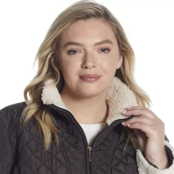 Plus Size Gallery Sherpa-Trim Quilted Jacket 11 Plus Size Gallery Sherpa-Trim Quilted Jacket -Tennessee Titans Gear shop 5119271 ALT3