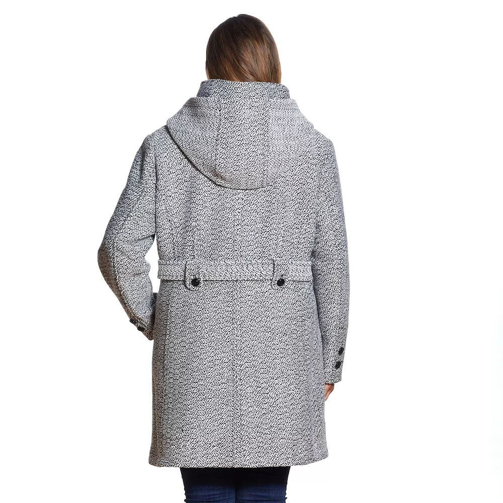 Plus Size Gallery Hooded Wool-Blend Walker Coat 5 Plus Size Gallery Hooded Wool-Blend Walker Coat - Image 3