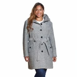 Plus Size Gallery Hooded Wool-Blend Walker Coat 11 Plus Size Gallery Hooded Wool-Blend Walker Coat -Tennessee Titans Gear shop 5119288 ALT3