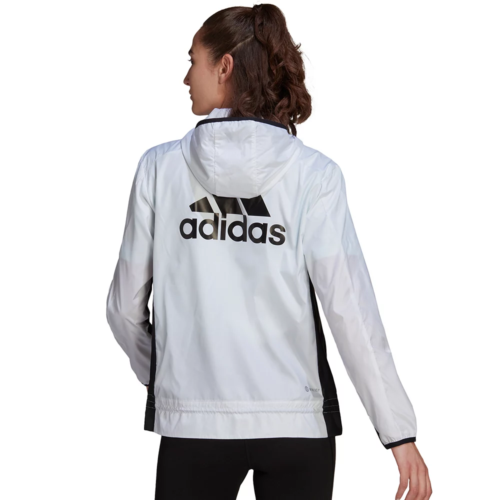 Women's adidas Marathon 3-Stripes Track Jacket 12 Women's adidas Marathon 3-Stripes Track Jacket - Image 10