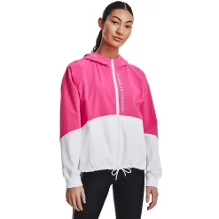 Women's Under Armour UA Storm Woven Full-Zip Jacket 18 Women's Under Armour UA Storm Woven Full-Zip Jacket -Tennessee Titans Gear shop 5175908 Electro Pink White