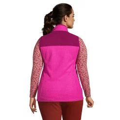 Plus Size Lands' End Grid Fleece Jacket -Tennessee Titans Gear shop 5182895 ALT