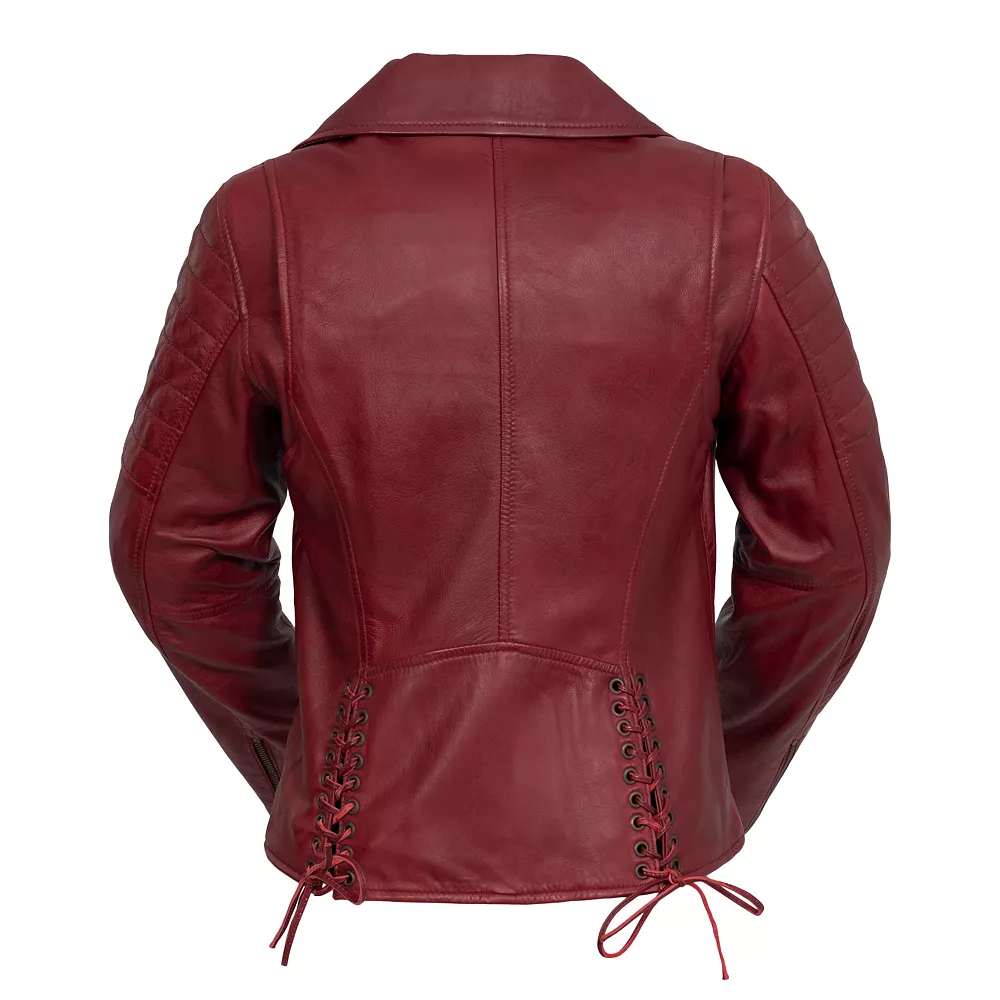 Women's Whet Blu Asymmetrical Moto Leather Jacket 6 Women's Whet Blu Asymmetrical Moto Leather Jacket - Image 4