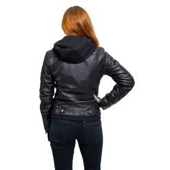 Alternative view of Women's Whet Blu April Hooded Leather Jacket