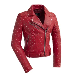 Women's Whet Blu Claudia Studded Leather Jacket 15 Women's Whet Blu Claudia Studded Leather Jacket -Tennessee Titans Gear shop 5183610 ALT5