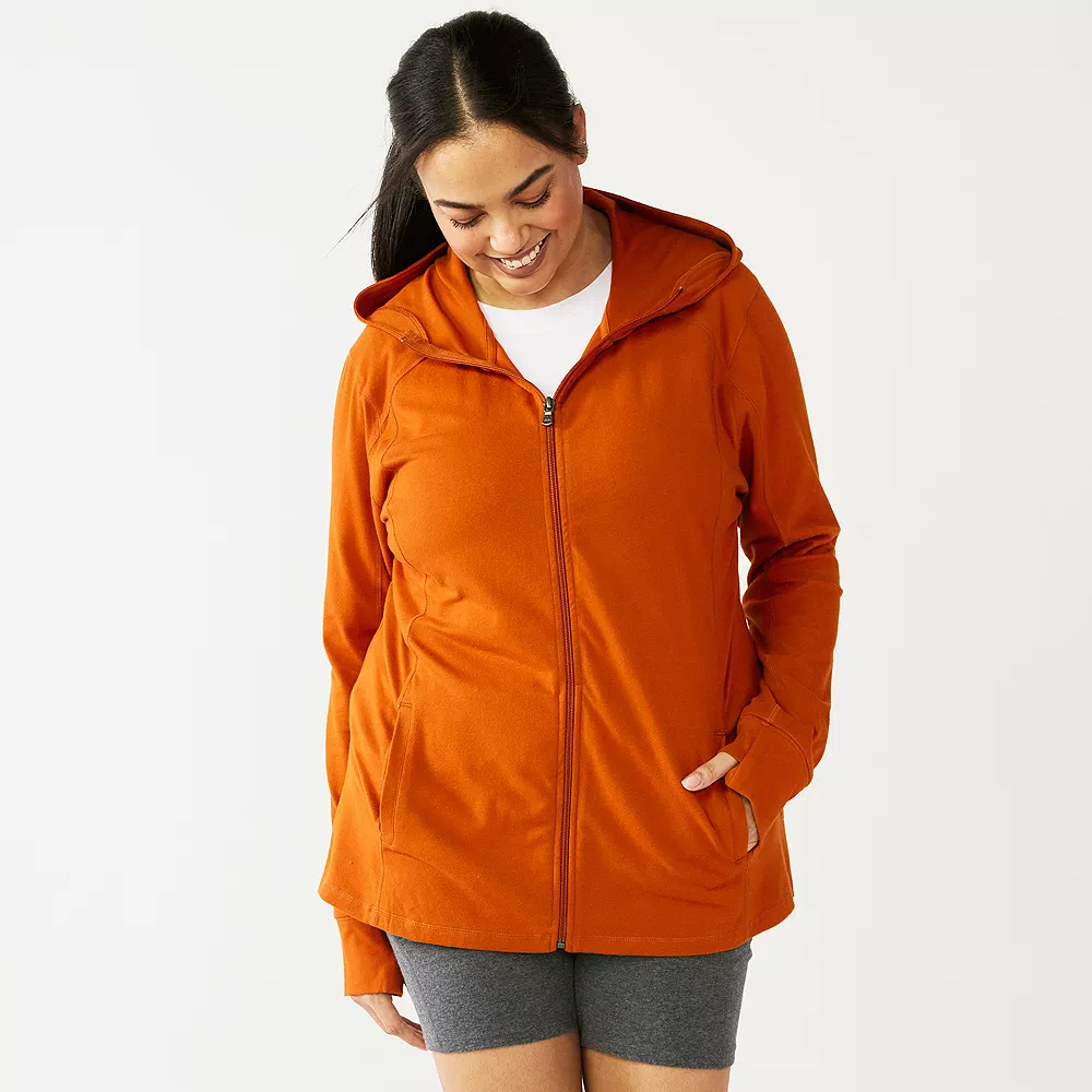 Plus Size Tek Gear® Essential Hooded Jacket 4 Plus Size Tek Gear® Essential Hooded Jacket - Image 2