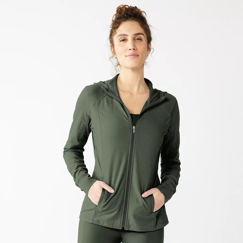 Women's Tek Gear® Essential Hooded Jacket - Image 6
